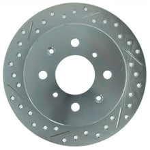 Load image into Gallery viewer, StopTech Select Sport 92-00 Honda Civic Drilled and Slotted 1-Piece Rear Passenger Side Brake Rotor
