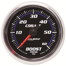 Load image into Gallery viewer, Autometer Cobalt 52mm 0-60 PSi Boost Gauge
