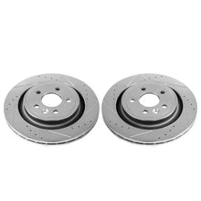 Load image into Gallery viewer, Power Stop 11-18 Volvo S60 Rear Evolution Drilled &amp; Slotted Rotors - Pair
