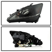Load image into Gallery viewer, Spyder Lexus IS 250/350 2006-2010 Projector Headlights DRL Black Smoke PRO-YD-LIS06-DRL-BSM
