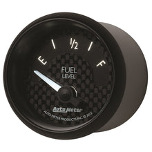 Load image into Gallery viewer, Autometer GT Series 52mm Short Sweep Electronic 0-90 ohms Fuel Level (For most 65-97 GM)
