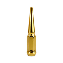 Load image into Gallery viewer, Mishimoto Mishimoto Steel Spiked Lug Nuts M14 x 1.5 24pc Set Gold
