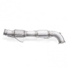 Load image into Gallery viewer, Stainless Works 2016-18 Ford Focus RS 3in High-Flow Cats Downpipe Factory Connection
