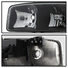 Load image into Gallery viewer, xTune GMC Sierra 99-06 /Yukon 00-06 Crystal Headlights &amp; Bumper Lights - Black HD-JH-GS99-AM-SET-BK
