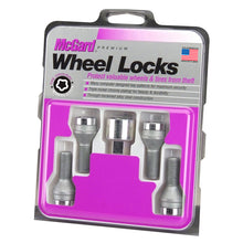 Load image into Gallery viewer, McGard Wheel Lock Bolt Set - 4pk. (Cone Seat) M12X1.5 / 17mm Hex / 31.7mm Shank Length - Chrome
