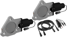 Load image into Gallery viewer, QTP 3in Bolt-On QTEC Dual Electric Cutout Valves - Pair
