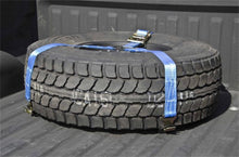 Load image into Gallery viewer, N-Fab Bed Mounted Rapid Tire Strap Universal - Gloss Black - Blue Strap
