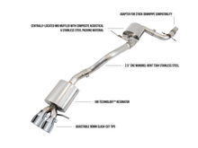 Load image into Gallery viewer, AWE Tuning Mk5 Jetta 2.0T - GLI Touring Edition Exhaust - Polished Silver Tips
