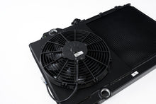 Load image into Gallery viewer, CSF 96-07 Mitsubishi Evo 4/5/6/7/8/9 Full-Slim Radiator w/12in Fan &amp; Shroud/-16AN - Black
