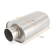 Load image into Gallery viewer, Mishimoto Universal Resonator with 3in Inlet/Outlet - Brushed
