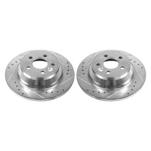Load image into Gallery viewer, Power Stop 07-11 Volvo S80 Rear Evolution Drilled &amp; Slotted Rotors - Pair

