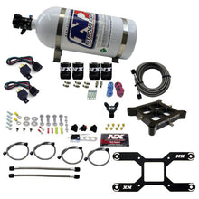 Load image into Gallery viewer, Nitrous Express 4150 Dual Stage Billet Crossbar Nitrous Kit (50-300 &amp; 100-500HP) w/10lb Bottle
