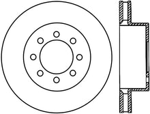Load image into Gallery viewer, StopTech Power Slot 05-11 Ford F250/F350 PU 4WD Front Left Slotted CRYO-STOP Rotor
