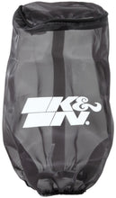 Load image into Gallery viewer, K&amp;N Filter Wrap Drycharger Oval Tapered Black - 3.25in Base I/S Width x 2.5in Top I/S Width x 7in H
