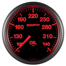 Load image into Gallery viewer, Autometer Elite 52mm 100-340 Deg F Oil Temp Peak &amp; Warn w/ Electronic Control Gauge
