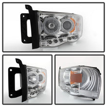 Load image into Gallery viewer, Spyder Dodge Ram 1500 02-05/Ram 2500 03-05 Projector Headlights LED Halo LED Chrm PRO-YD-DR02-HL-C
