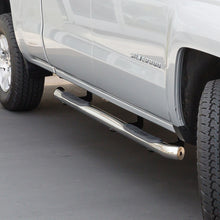Load image into Gallery viewer, Westin 2014-2018 Chevy Silverado 1500 Crew Cab (Body Mount) E-Series 3 Nerf Step Bars - SS
