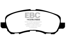 Load image into Gallery viewer, EBC 11-14 Chrysler 200 2.4 Redstuff Front Brake Pads

