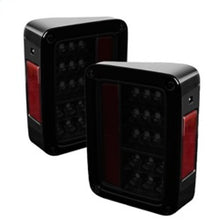 Load image into Gallery viewer, Spyder Jeep Wrangler 07-15 LED Tail Lights Black Smoke ALT-YD-JWA07-LED-BSM
