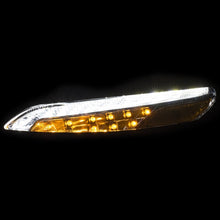 Load image into Gallery viewer, ANZO 2014-2016 Jeep Cherokee LED Parking Lights Chrome w/ Amber Reflector

