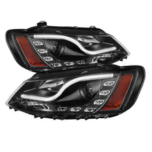 Load image into Gallery viewer, Spyder Volkswagen Jetta 11-14 Projector Headlights Halogen Light Tube DRL Blk PRO-YD-VJ11-LTDRL-BK
