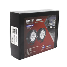 Load image into Gallery viewer, Westin Axis LED Auxiliary Light 4.75 inch Round Spot w/3W Osram (Set of 2) - Black
