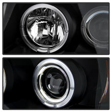 Load image into Gallery viewer, Spyder Nissan Titan 04-14/Armada 04-07 Projector Headlights LED Halo LED Blk PRO-YD-NTI04-HL-BK
