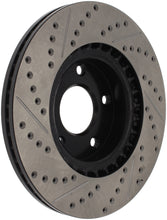 Load image into Gallery viewer, StopTech 1/02-05 Infiniti G35 (alloy disc) / 6/02-05 Nissan 350Z Slotted &amp; Drilled Right Front Rotor
