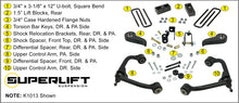 Load image into Gallery viewer, Superlift 2020 Chevy Silverado 2500HD/3500HD - 3in Lift Kit w/ Shock Extensions
