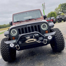 Load image into Gallery viewer, Oracle 7in High Powered LED Headlights - Black Bezel - ColorSHIFT No Controller

