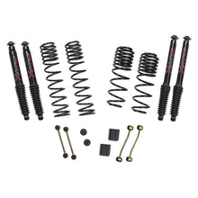 Load image into Gallery viewer, Skyjacker 2020 Jeep JL 4WD Rubicon Diesel 2.5in Dual Rate Long Trvl Sus Lift Kit w/Blk Max Shocks
