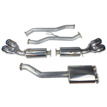 Load image into Gallery viewer, Injen 10-13 Hyundai Genesis Coupe 2.0L(t) 4cyl SS Exhaust w/ 76mm Y-Pipe Resonator/Molded SS Flanges
