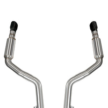 Load image into Gallery viewer, Kooks 2015+ Dodge Charger Hellcat 3in OEM Style Cat-Back Exhaust System 4in Black Slash Cut Tips
