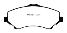 Load image into Gallery viewer, EBC 08-11 Chrysler Town &amp; Country 3.3 Greenstuff Front Brake Pads
