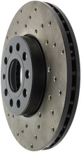 Load image into Gallery viewer, StopTech 05-10 VW Jetta (Exc Wagon) / 09-10 Jetta Wagon / 07-10 Rabbit Drilled Right Front Rotor
