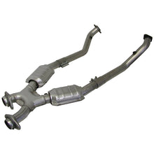 Load image into Gallery viewer, BBK 94-95 Mustang 5.0 High Flow X Pipe With Catalytic Converters - 2-1/2
