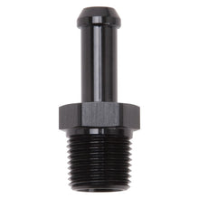 Load image into Gallery viewer, Edelbrock Hose End Straight 3/8In NPT to 3/8In Barb Black Anodize
