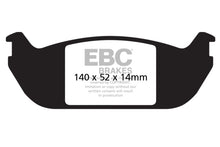 Load image into Gallery viewer, EBC 03-06 Lincoln Aviator 4.6 Greenstuff Rear Brake Pads
