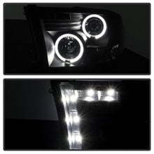 Load image into Gallery viewer, Spyder Dodge Ram 1500 09-14 Projector Headlights Halogen- LED Halo LED - Blk Smke PRO-YD-DR09-HL-BSM
