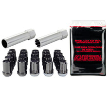 Load image into Gallery viewer, McGard SplineDrive Tuner 5 Lug Install Kit w/Locks &amp; Tool (Cone) M12X1.25 / 13/16 Hex - Black
