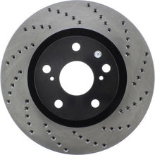 Load image into Gallery viewer, StopTech 07-13 Lexus ES 250/ES 300/ ES330/ES350 SportStop Drilled Left CRYO Front Rotor
