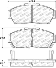 Load image into Gallery viewer, StopTech Street Touring 93-95 Honda Civic Coupe Front Brake Pads
