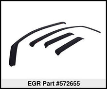 Load image into Gallery viewer, EGR 09-12 Dodge Ram F/S Pickup Quad Cab In-Channel Window Visors - Set of 4 - Matte (572655)
