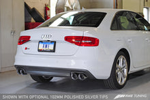 Load image into Gallery viewer, AWE Tuning Audi B8.5 S4 3.0T Track Edition Exhaust - Chrome Silver Tips (102mm)
