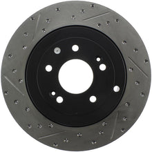 Load image into Gallery viewer, StopTech 10 Hyundai Genesis Coupe w/ Factory Brembo Slotted &amp; Drilled Right Rear Rotor
