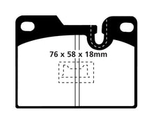 Load image into Gallery viewer, EBC 79-88 Porsche 924 2.0 Turbo Yellowstuff Rear Brake Pads
