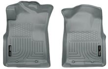 Load image into Gallery viewer, Husky Liners 05-15 Toyota Tacoma Crew/Extended/Standard Cab WeatherBeater Front Grey Floor Liners
