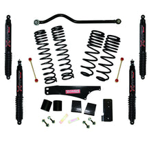 Load image into Gallery viewer, Skyjacker 2007-2018 Jeep Wrangler JK 2 Door 4WD Long Travel 3.5in-4in Lift Kit w/Black Max Shocks
