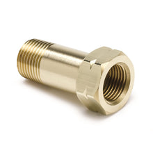Load image into Gallery viewer, Autometer Fitting Adapter 3/8in NPT Male Extension Brass for Mechanical Temperature Gauge
