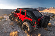 Load image into Gallery viewer, Rugged Ridge 2018+ Jeep Wrangler JLU 4 Dr Black Diamond Stitch Cloth Voyager Top (Tinted)
